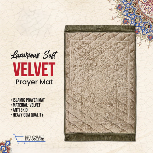 Luxe Velvet Soft Foamed Prayer Rugs