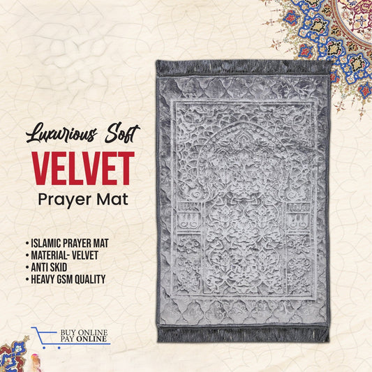 Luxe Velvet Soft Foamed Prayer Rugs