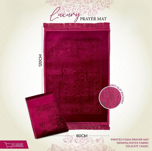 Luxe Velvet Soft Foamed Prayer Rugs