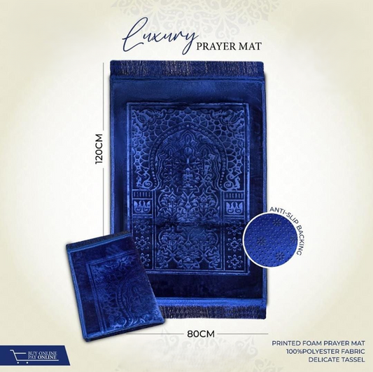 Luxe Velvet Soft Foamed Prayer Rugs