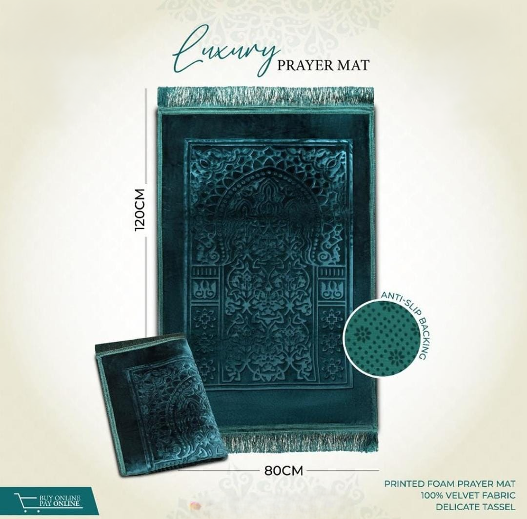 Luxe Velvet Soft Foamed Prayer Rugs