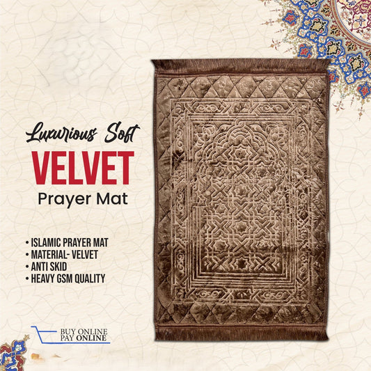 Luxe Velvet Soft Foamed Prayer Rugs